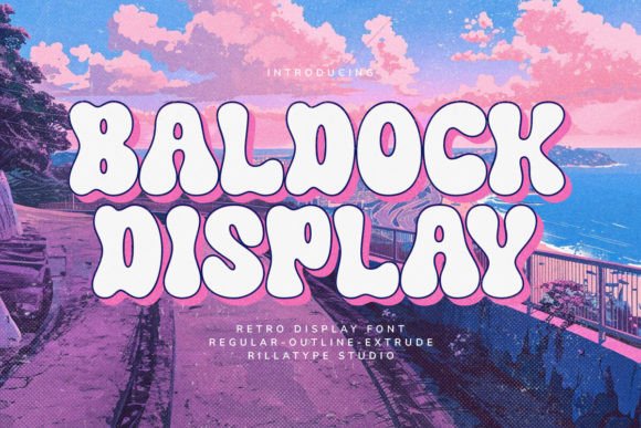 Baldock: A Retro Display Font for Editorial Impact