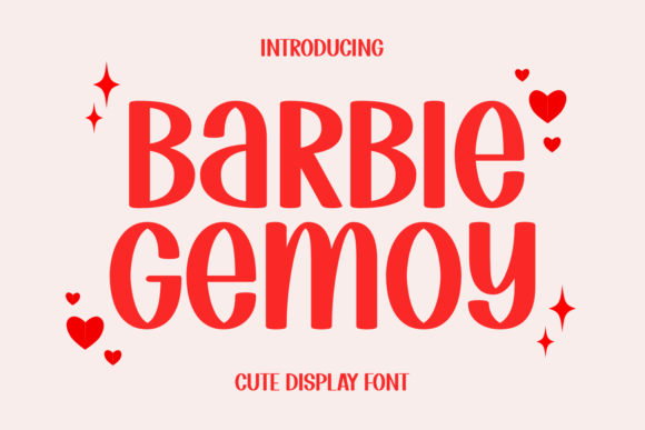 Barbie Gemoy: A Playful Display Font for Handmade Creators