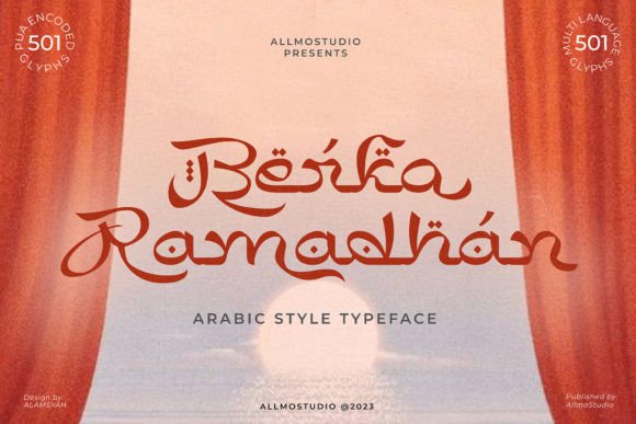 Berka Ramadhan: A Display Font That Anchors Cultural Warmth in Digital Design
