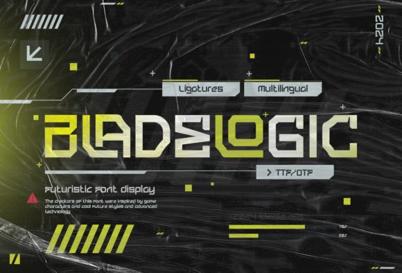 Blade Logic: A Cyberpunk Display Font That Anchors Editorial Mood
