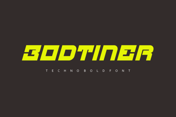 Bodtiner: A Modern Display Font That Elevates Digital Branding