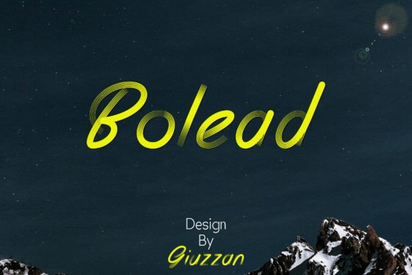 Bolead: A Display Font That Earns Its Space