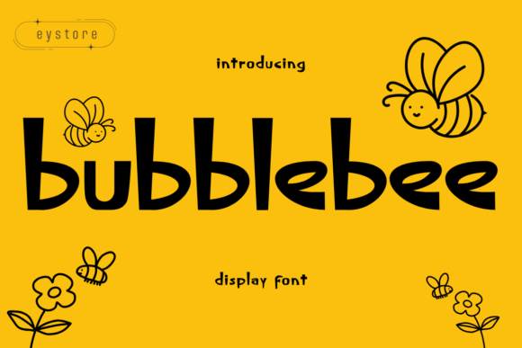 Bubblebee: A Playful Display Font for Joyful Digital Experiences
