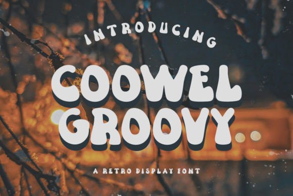 Coowel Groovy: A Whimsical Display Font That Delights on Screen