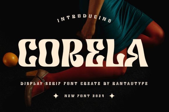 Corela: A Psychedelic Display Font for Editorial Impact
