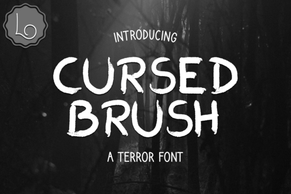 Cursed Brush: A Display Font That Screams “Halloween” Without Saying a Word