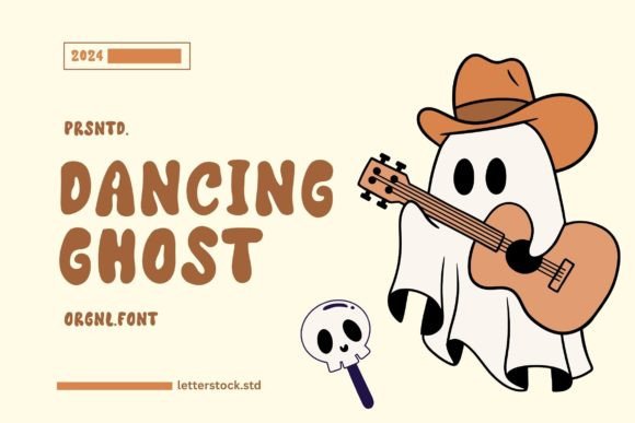 Dancing Ghost Font: Playful Display Type for Campaign Graphics