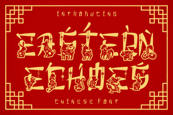 Eastern Echoes: A Display Font That Brings Cultural Warmth to Your Brand