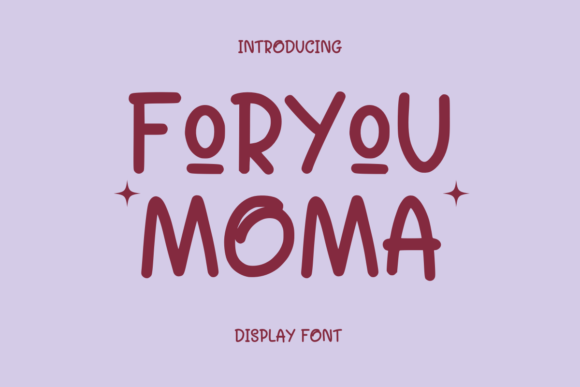 Foryou Moma: A Handwritten Display Font with Editorial Warmth