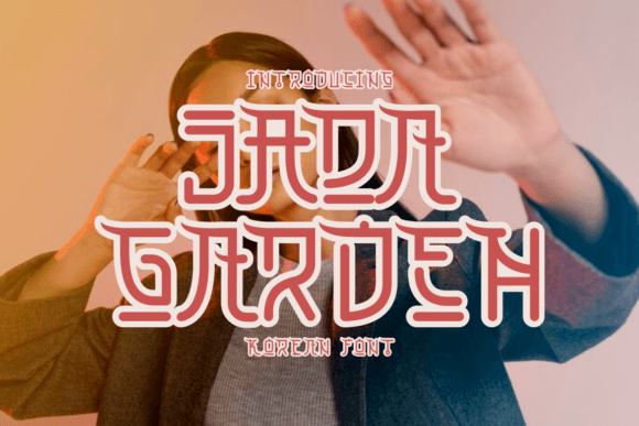 Jada Garden: A Korean-Inspired Display Font for Digital Branding