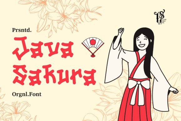 Java Sakura: A Hand-Drawn Display Font with Japanese Soul
