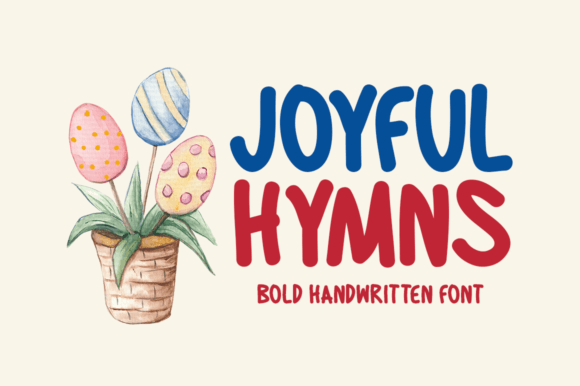 Joyful Hymns: A Display Font That Feels Like a Warm Welcome