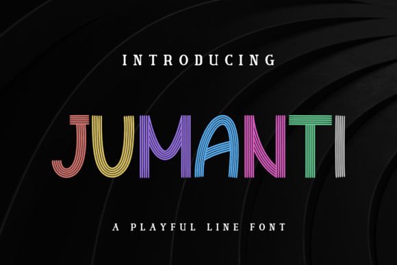 Jumanti: A Playful Display Font for Small Business Branding