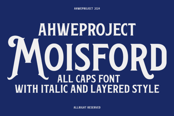 Moisford: A Display Font That Elevates Marketing Messaging