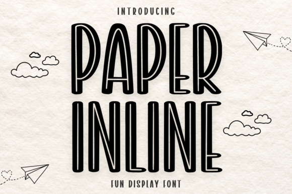 Paper Inline: A Joyful Display Font for Digital Brands