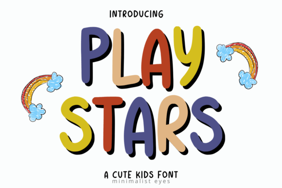 Play Stars Font: A Playful Display Typeface for Handmade Joy