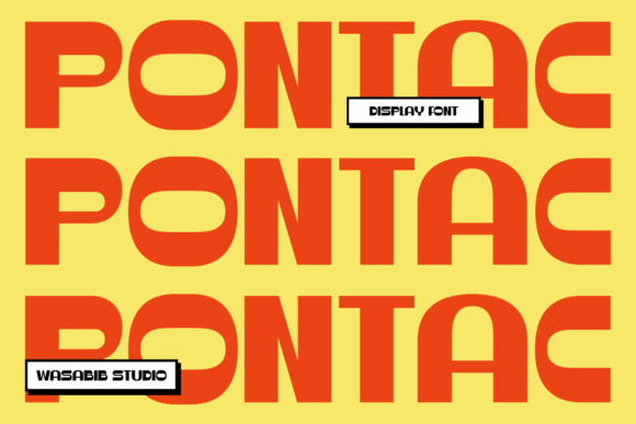 Pontac: A Bold, Clean Display Font for Digital Branding