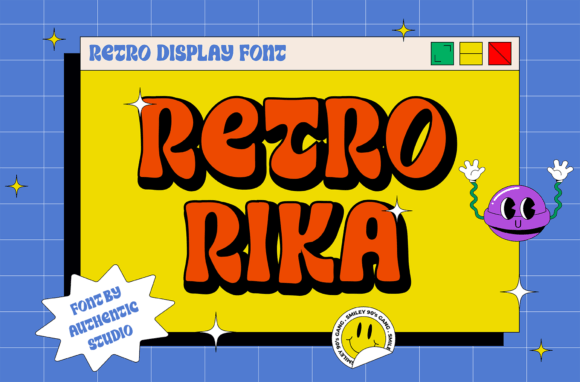 Retrorika: A Groovy Display Font That Elevates Digital Branding