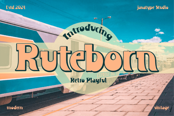 Ruteborn: A Display Font That Makes Your Headlines Instantly Recognizable
