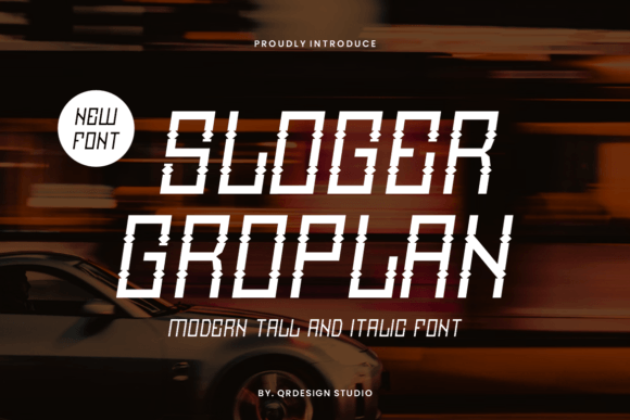 Sloger Groplan: A Playful Display Font That Lifts Web Headlines