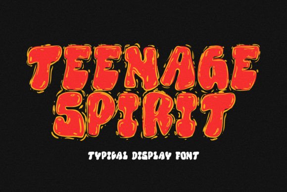 Teenage Spirit: A Graffiti Display Font with Editorial Heart