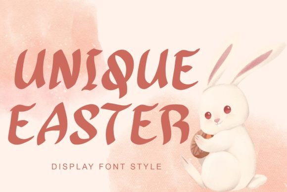 Unique Easter: A Display Font That Elevates Your Brand