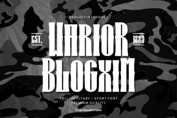 Warior Blogxim: A Display Font That Anchors Editorial Identity